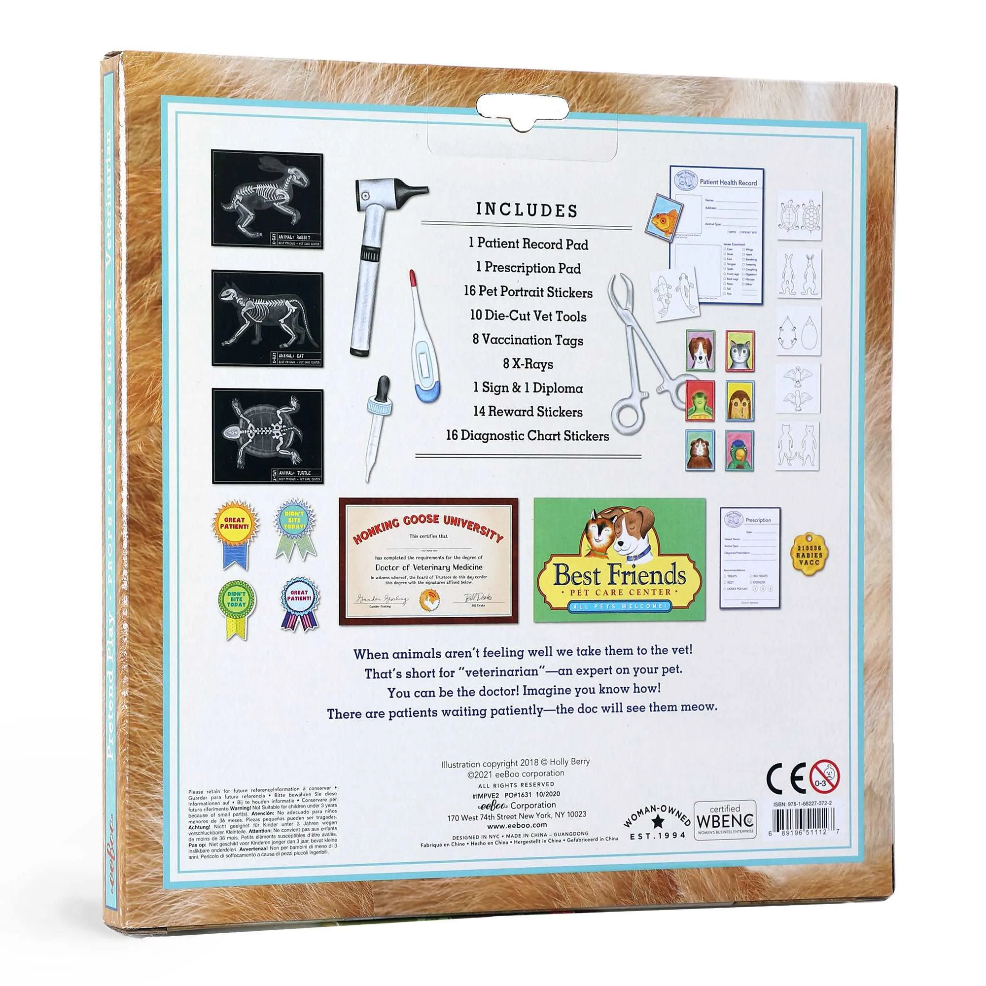 eeBoo Pretend Play - Veterinary