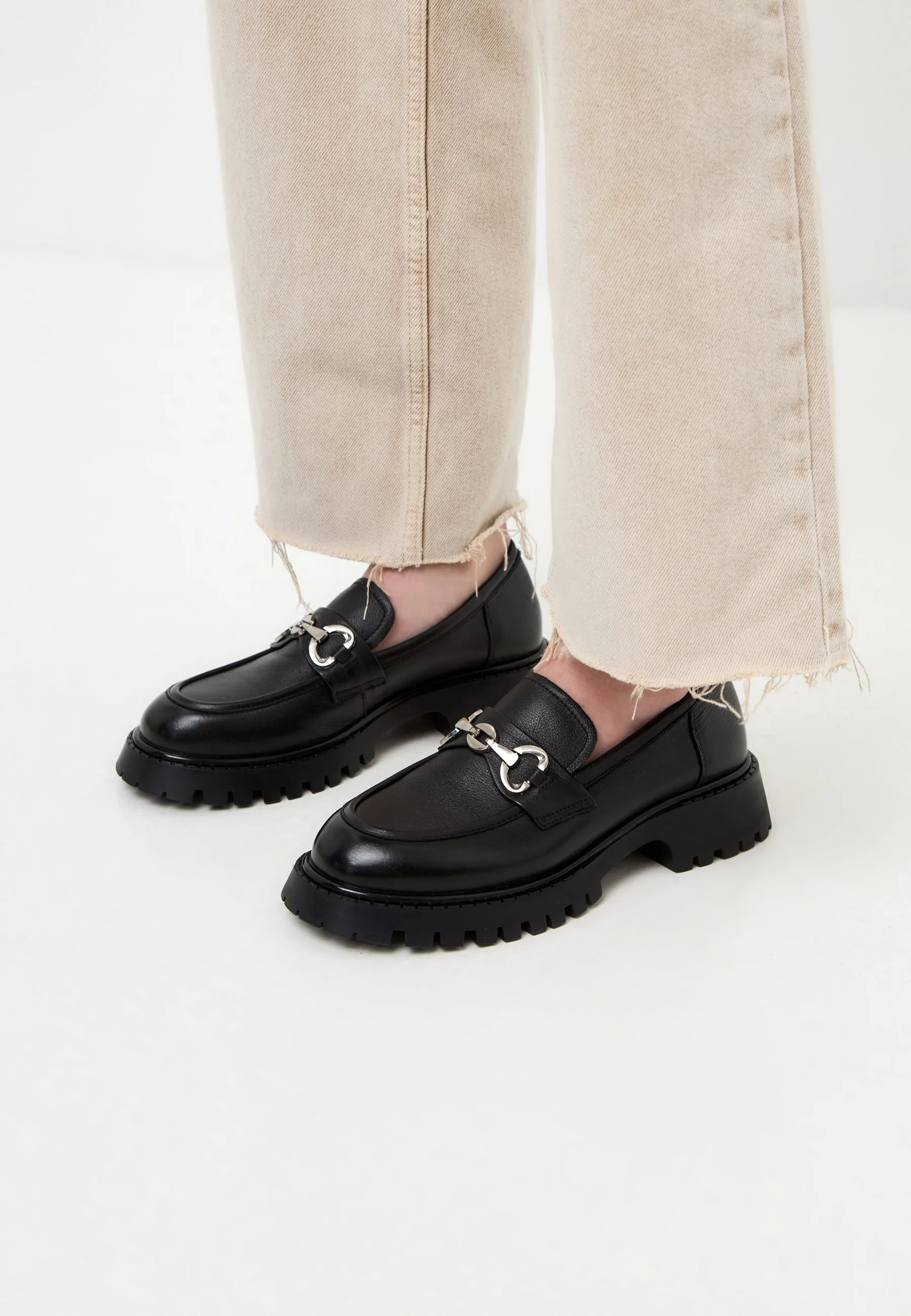 Elegant Chunky Loafers Bry - Black