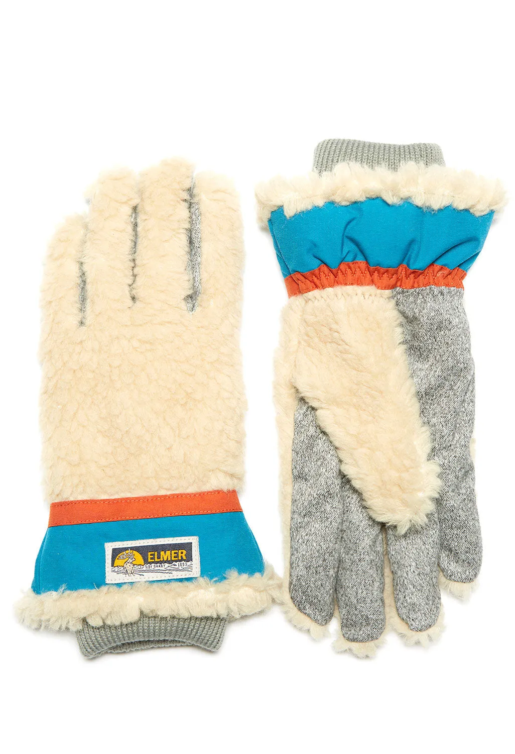 Elmer Deep Pile Gloves - Beige