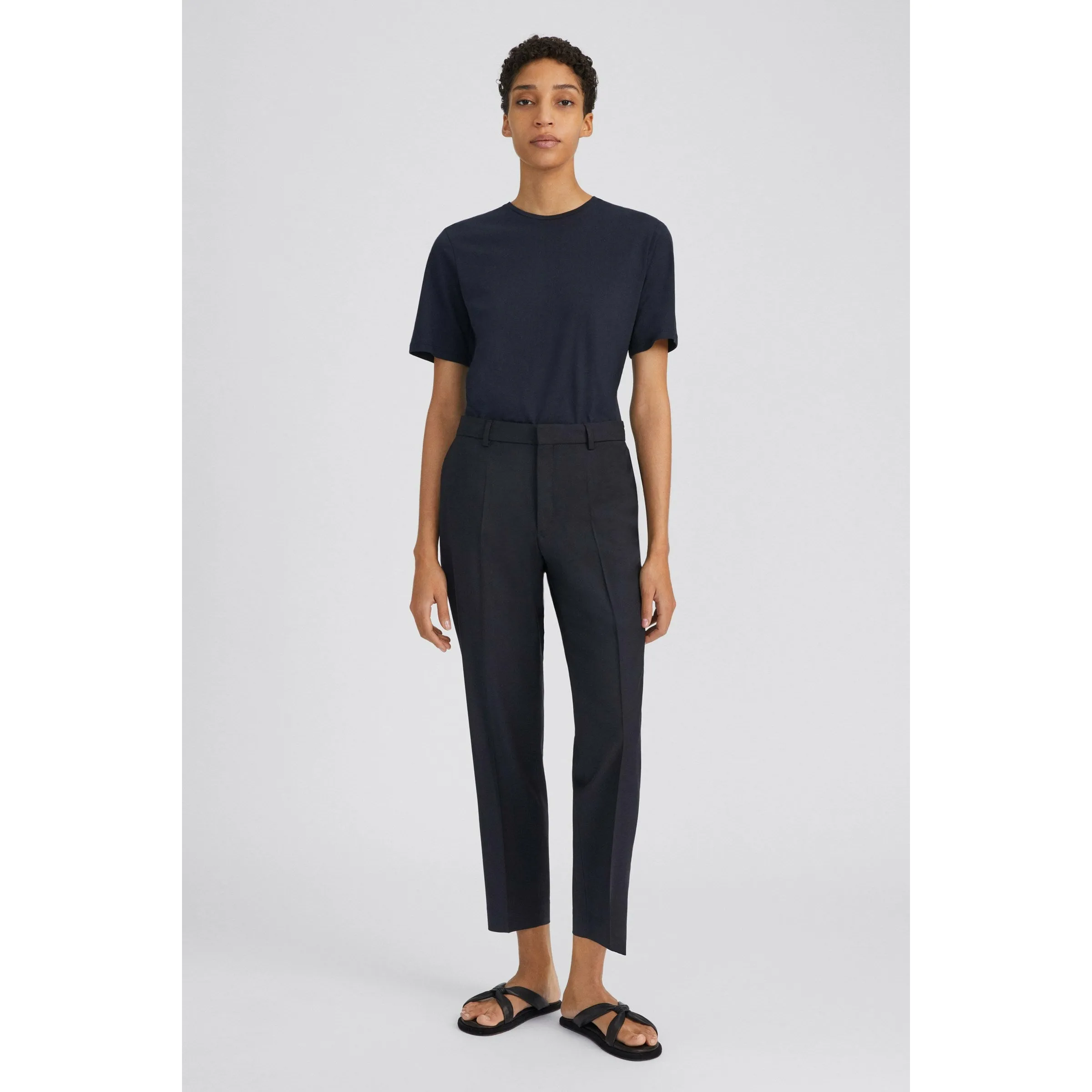 EMMA CROPPED COOL WOOL TROUSER