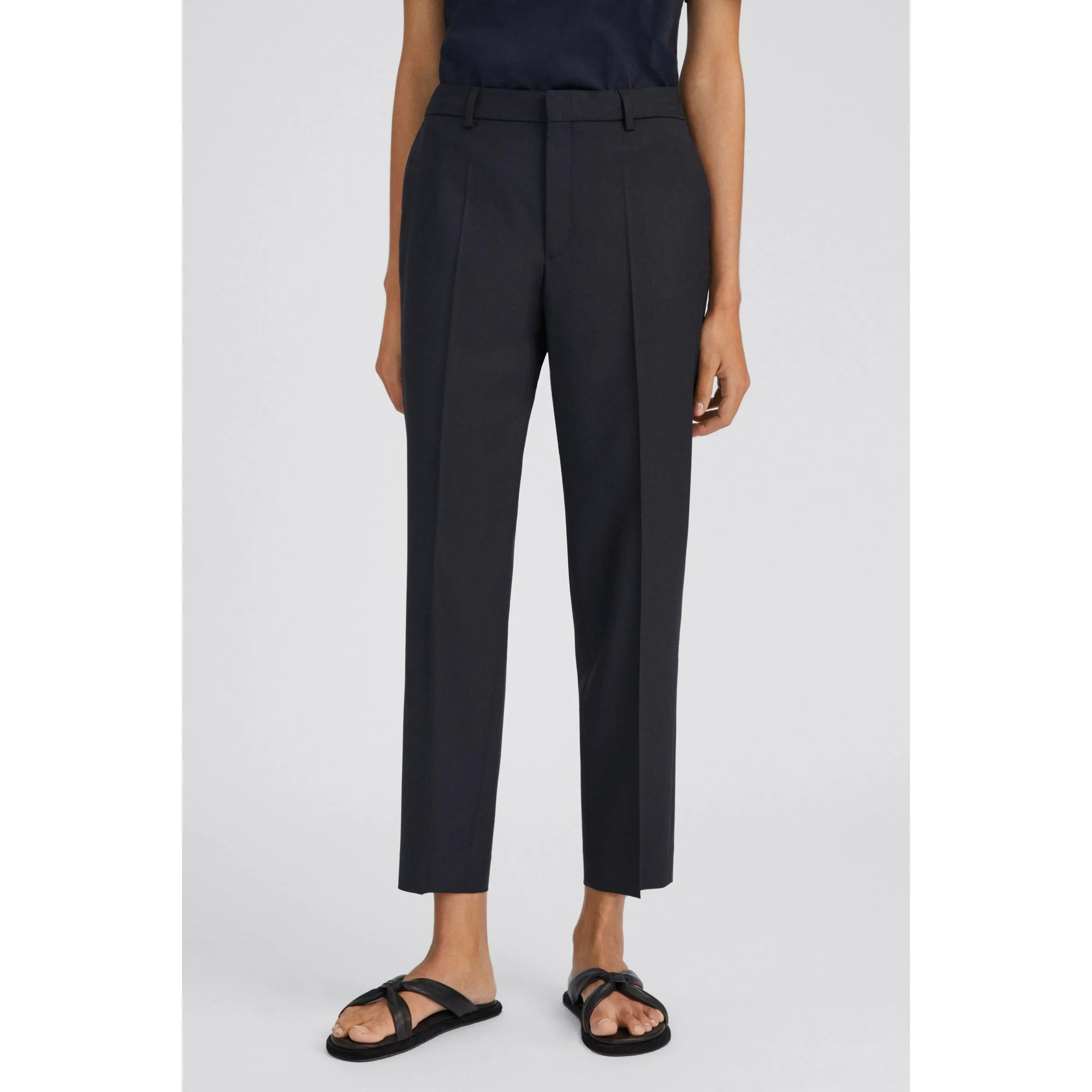 EMMA CROPPED COOL WOOL TROUSER