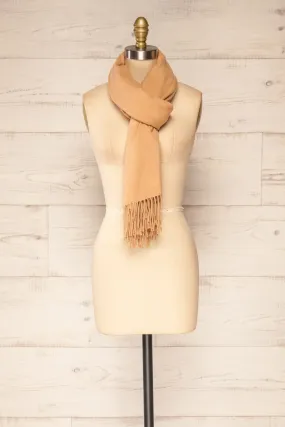 Epanouissement Beige | Soft Knit Scarf