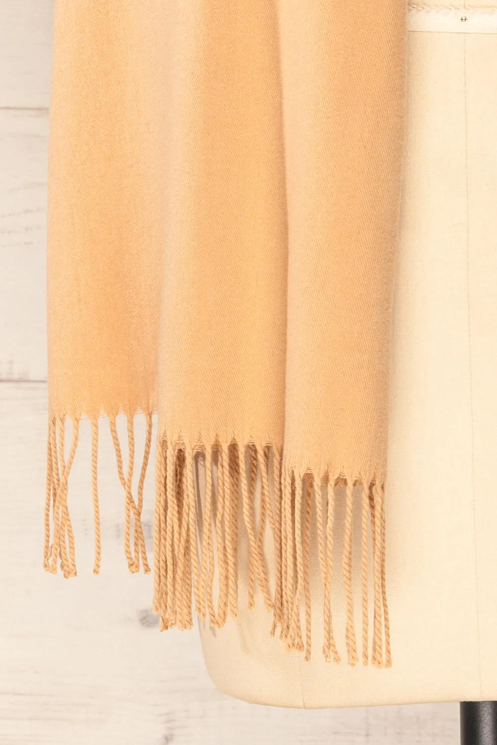 Epanouissement Beige | Soft Knit Scarf