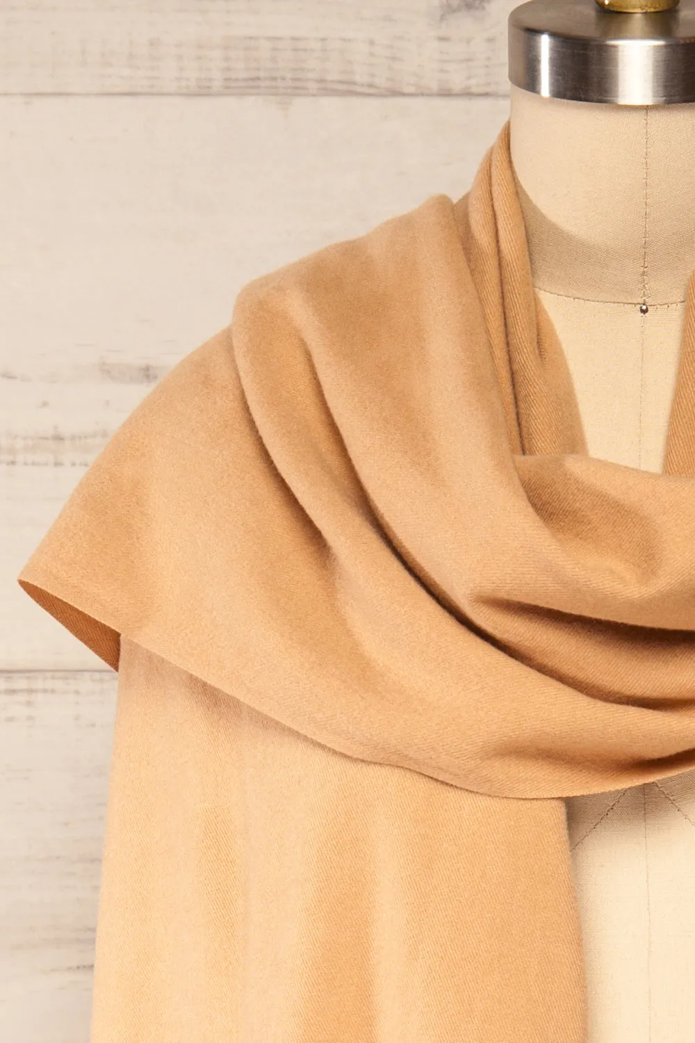 Epanouissement Beige | Soft Knit Scarf