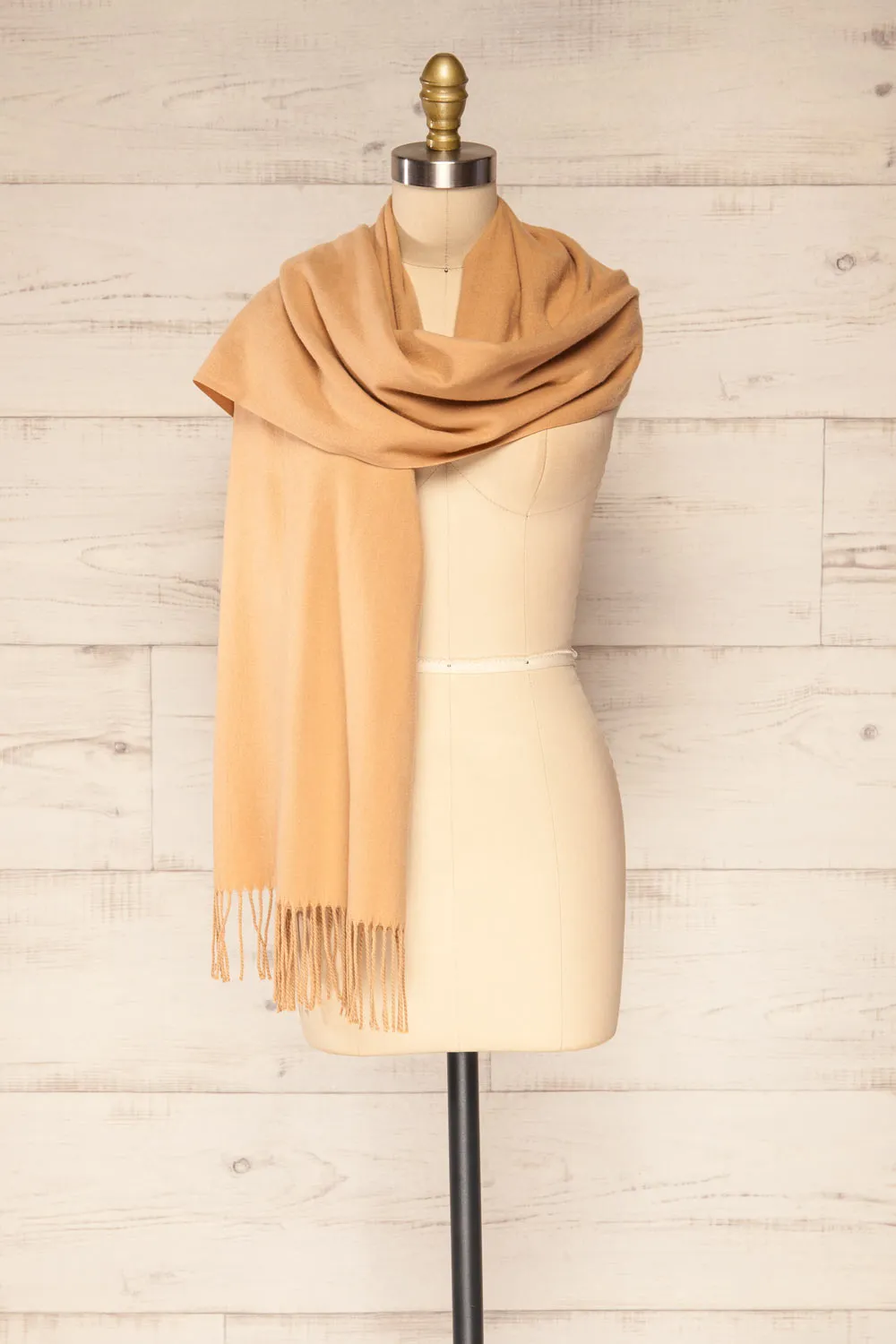 Epanouissement Beige | Soft Knit Scarf