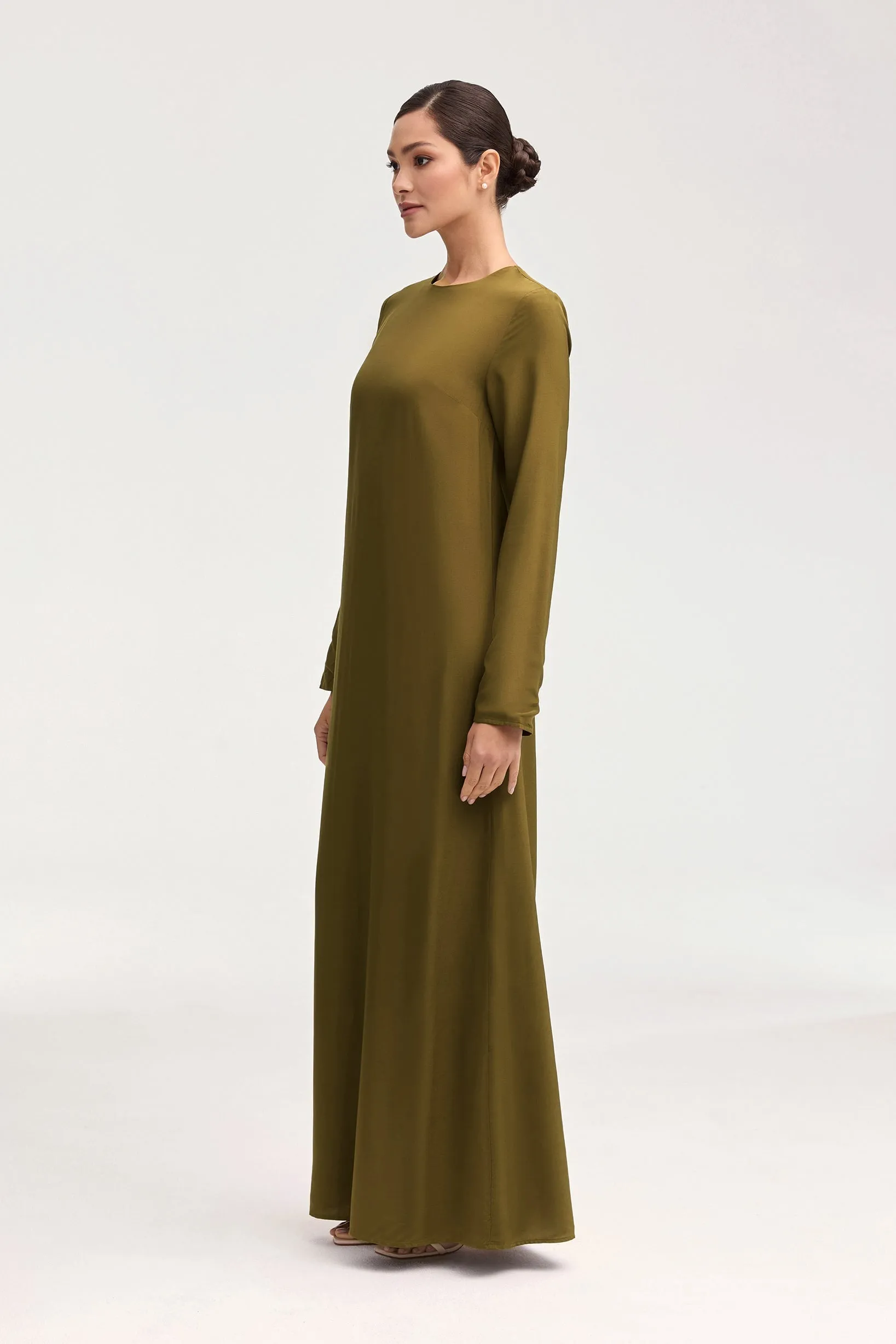 Estee Viscose Maxi Dress - Olive Night