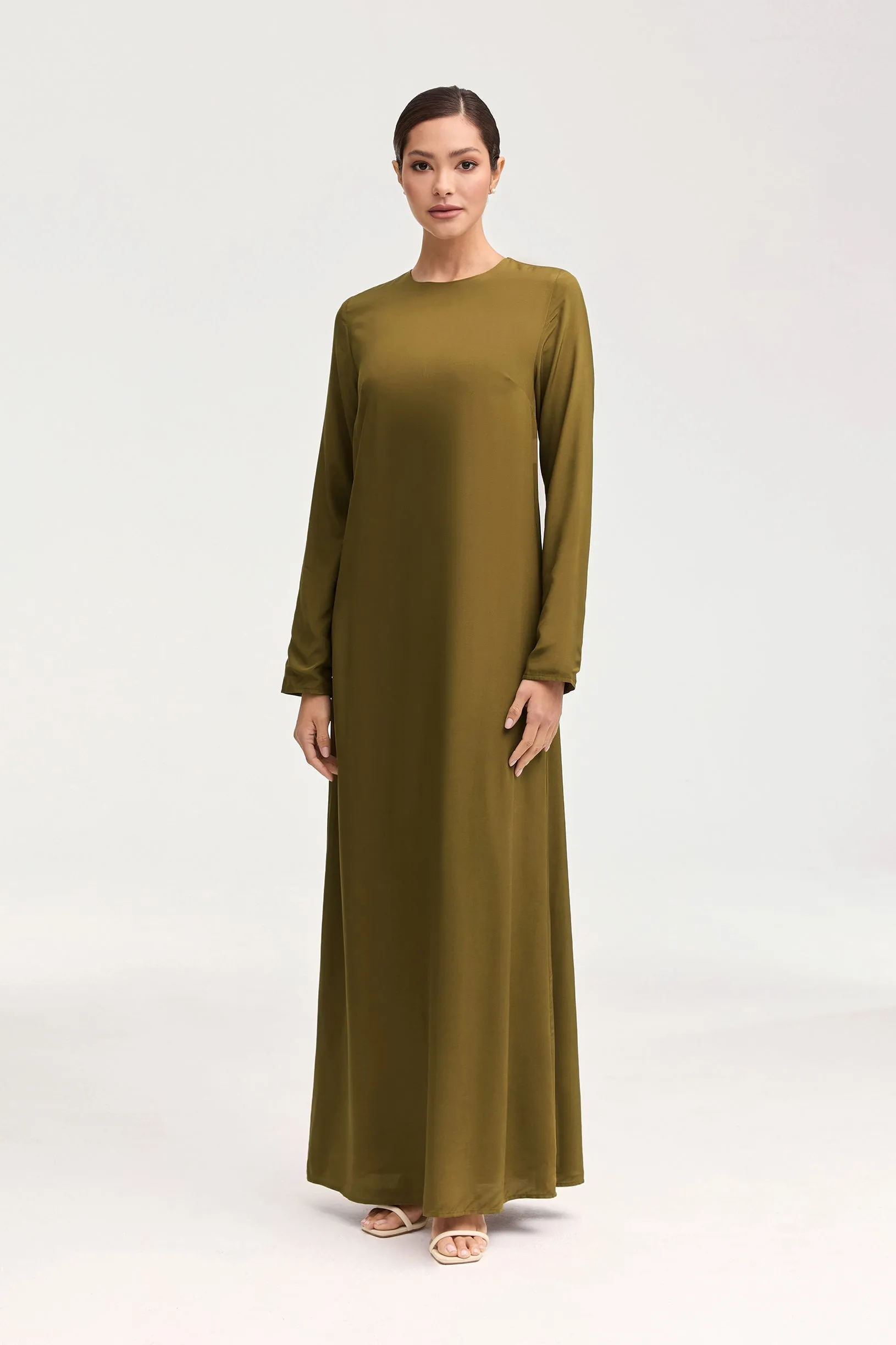 Estee Viscose Maxi Dress - Olive Night