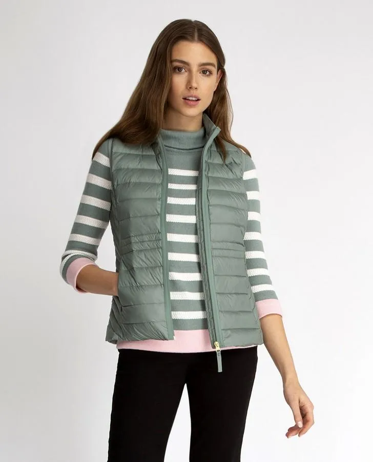 Eucalyptus Down Longerline Vest