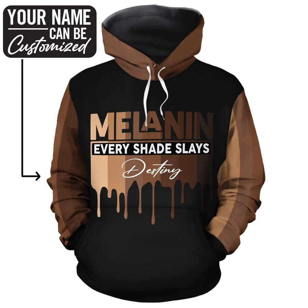 Every Shade Slays Melanin All-over Hoodie