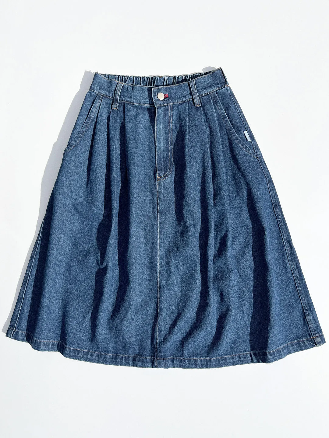 Farm Girl Skirt - Blue Denim