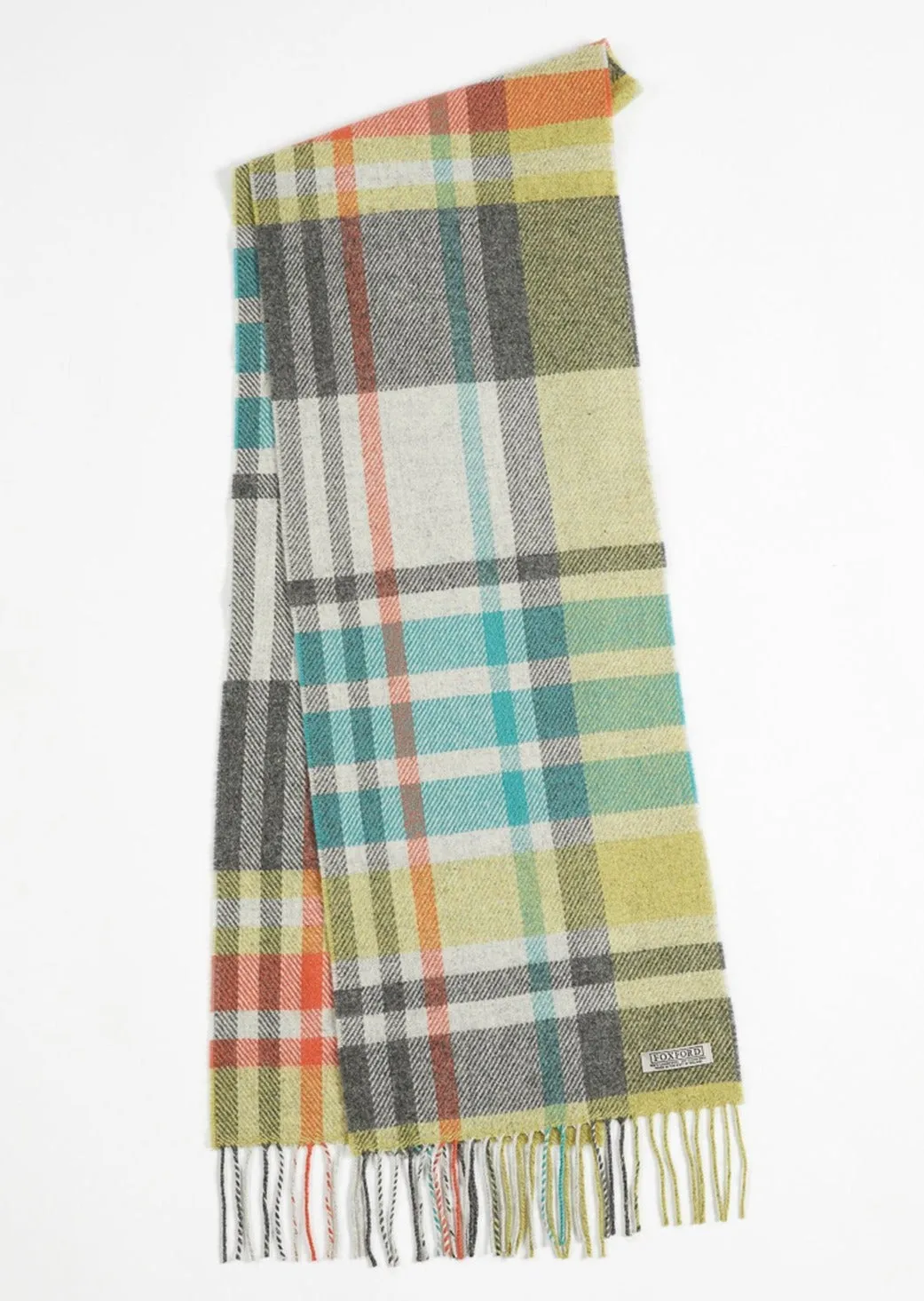 Foxford Lambswool Scarf | Multi Check