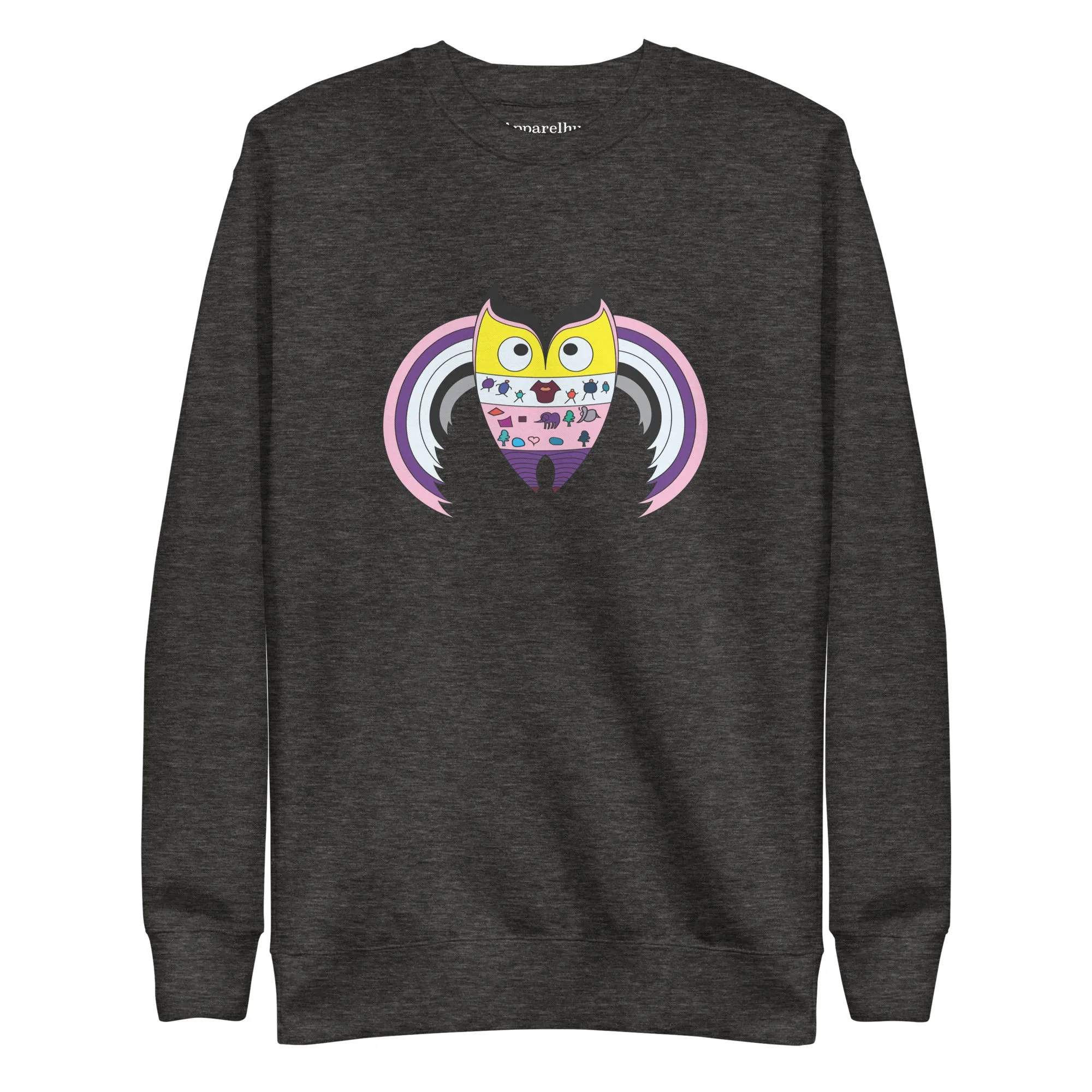 Fun and Playful Owl Sweatshirt Design, Premium Quality and Stylish, Cozy Sweater, Graphic Sweater