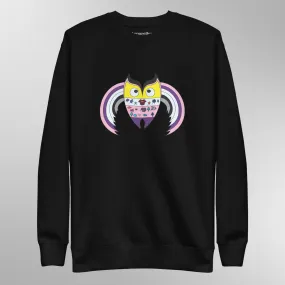 Fun and Playful Owl Sweatshirt Design, Premium Quality and Stylish, Cozy Sweater, Graphic Sweater