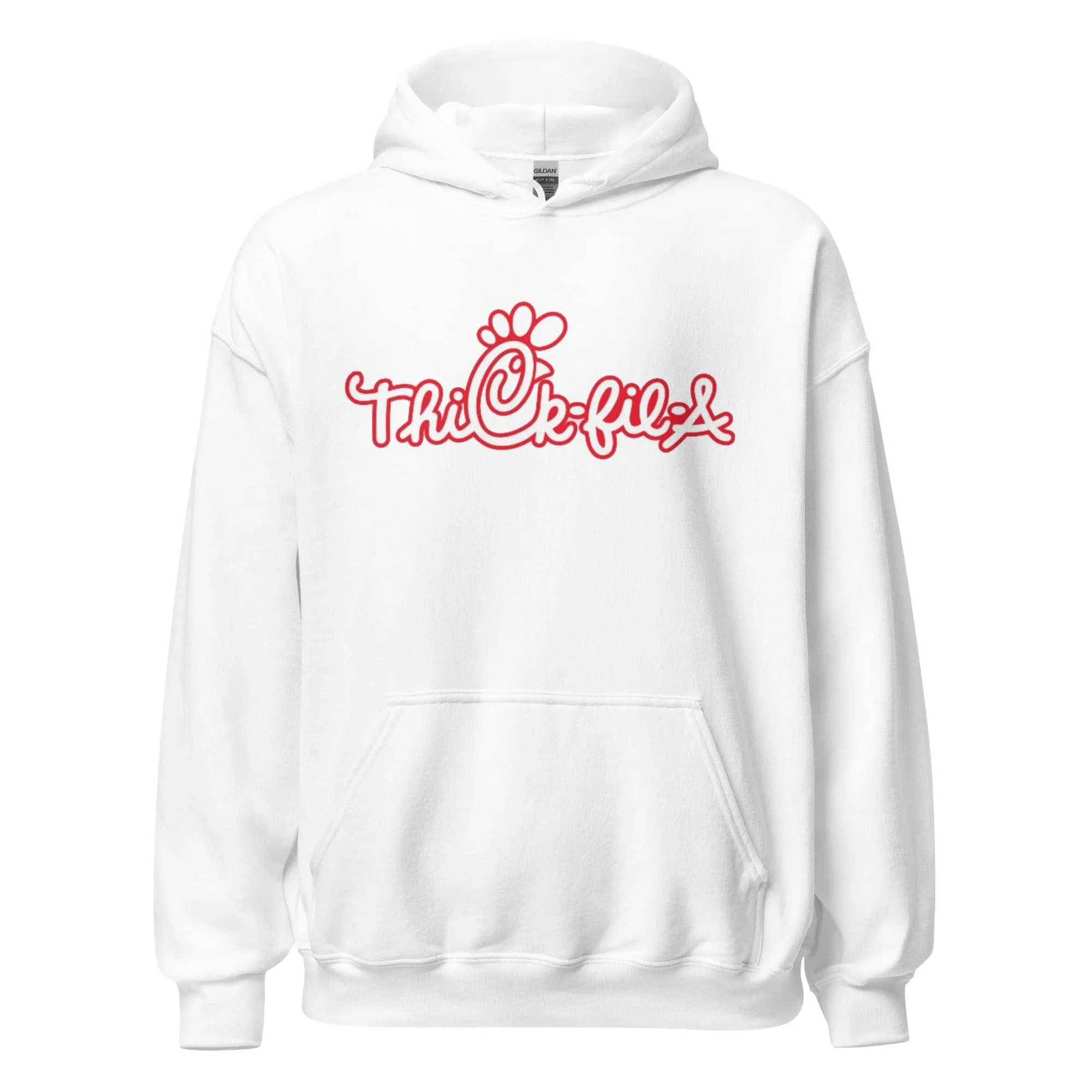 Funny Logo Hoodie Ultra Soft Thick-Fil-A Blended Cotton Midweight Unisex Pullover