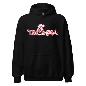 Funny Logo Hoodie Ultra Soft Thick-Fil-A Blended Cotton Midweight Unisex Pullover