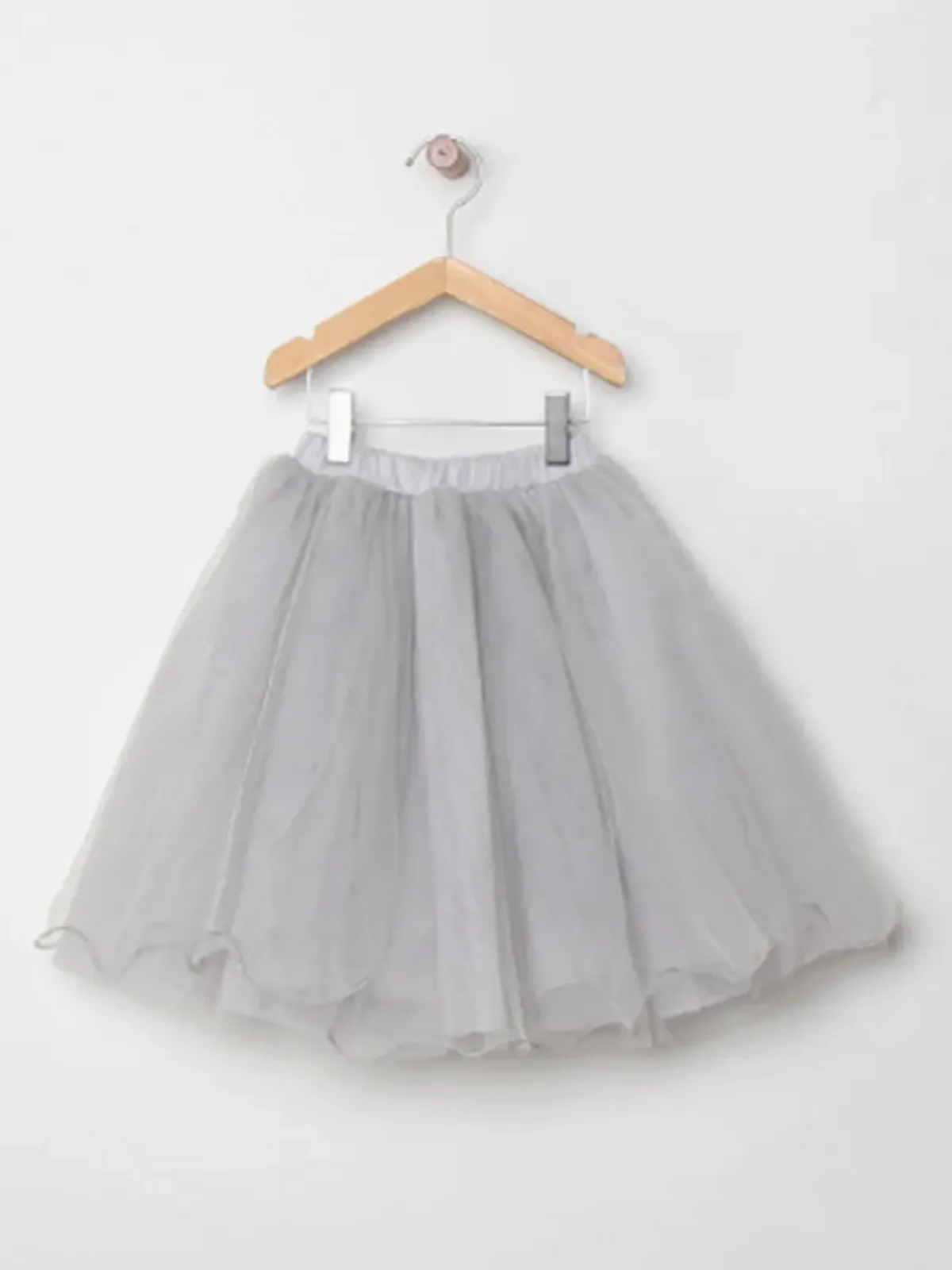 Girl's Dreamy Layered Tulle Midi Skirt