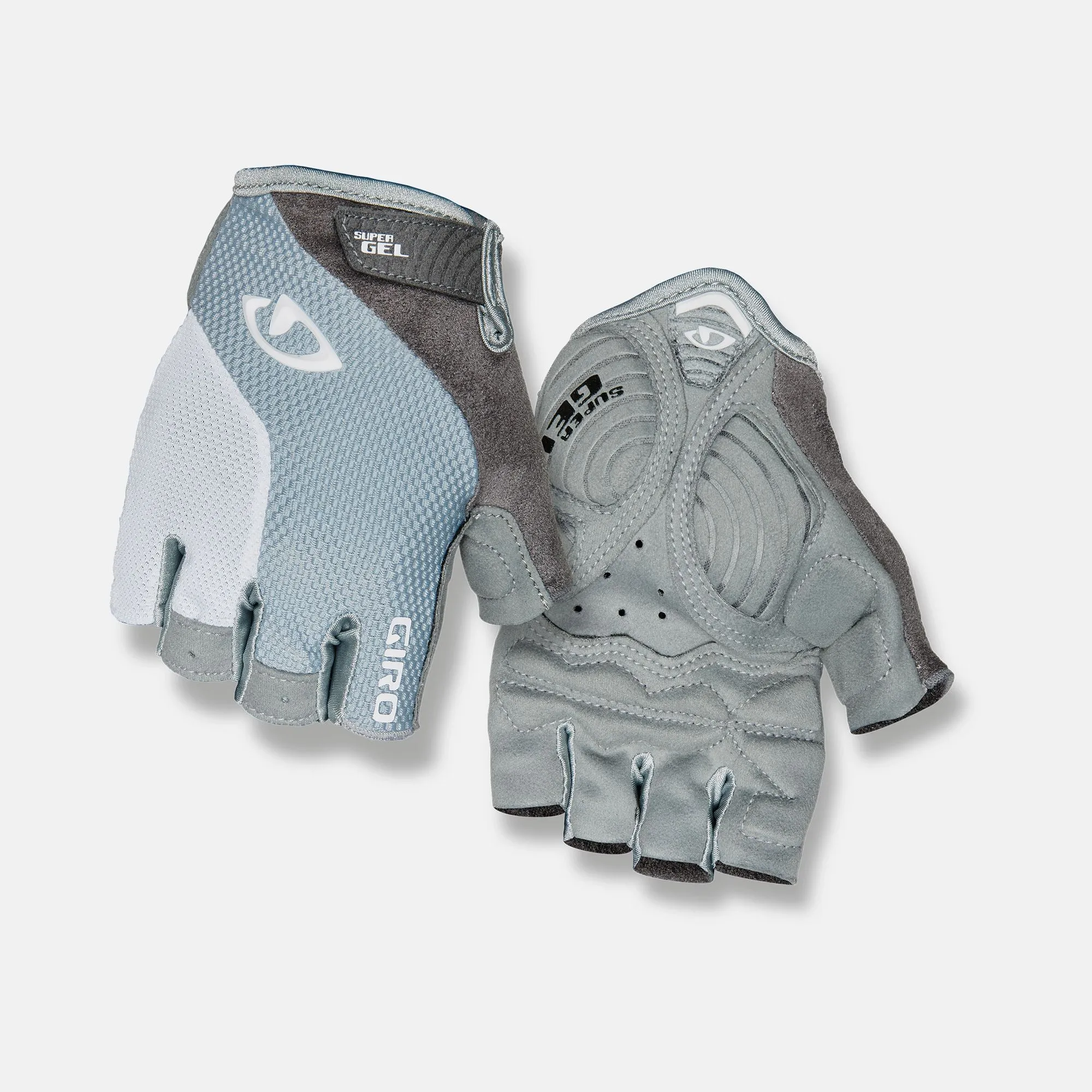 Giro Strada Massa Supergel Womens Bicycle Gloves Titanium/Grey/White Large