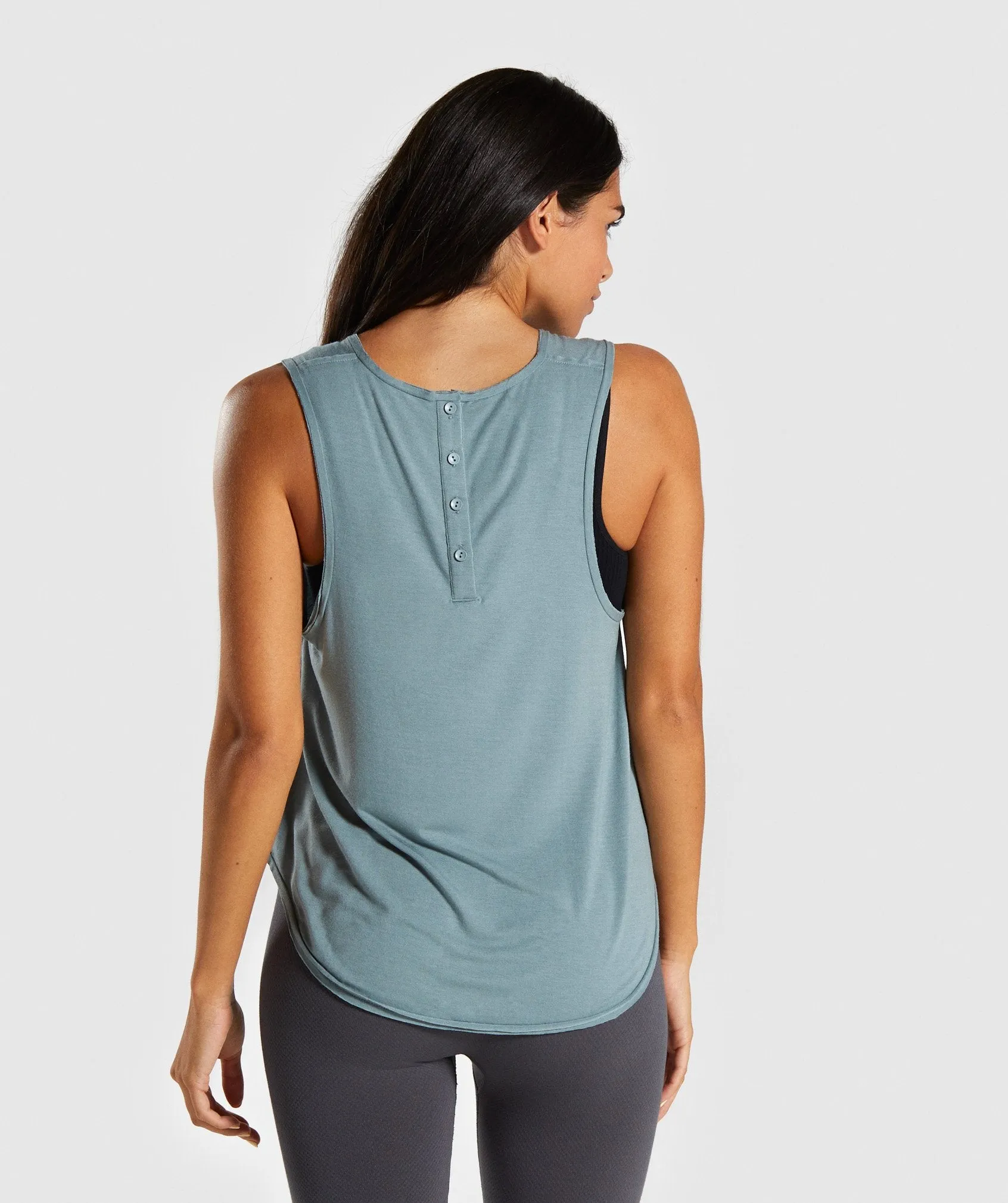 Gymshark Power Down Vest - Turquoise