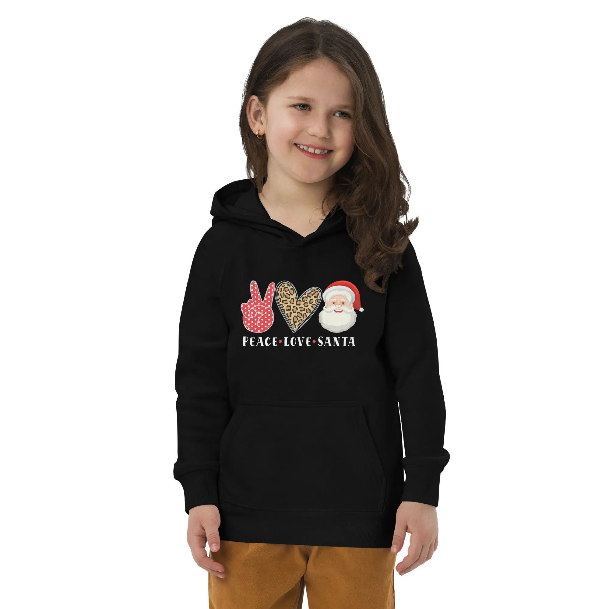 Hello Santa Kids Eco Hoodie