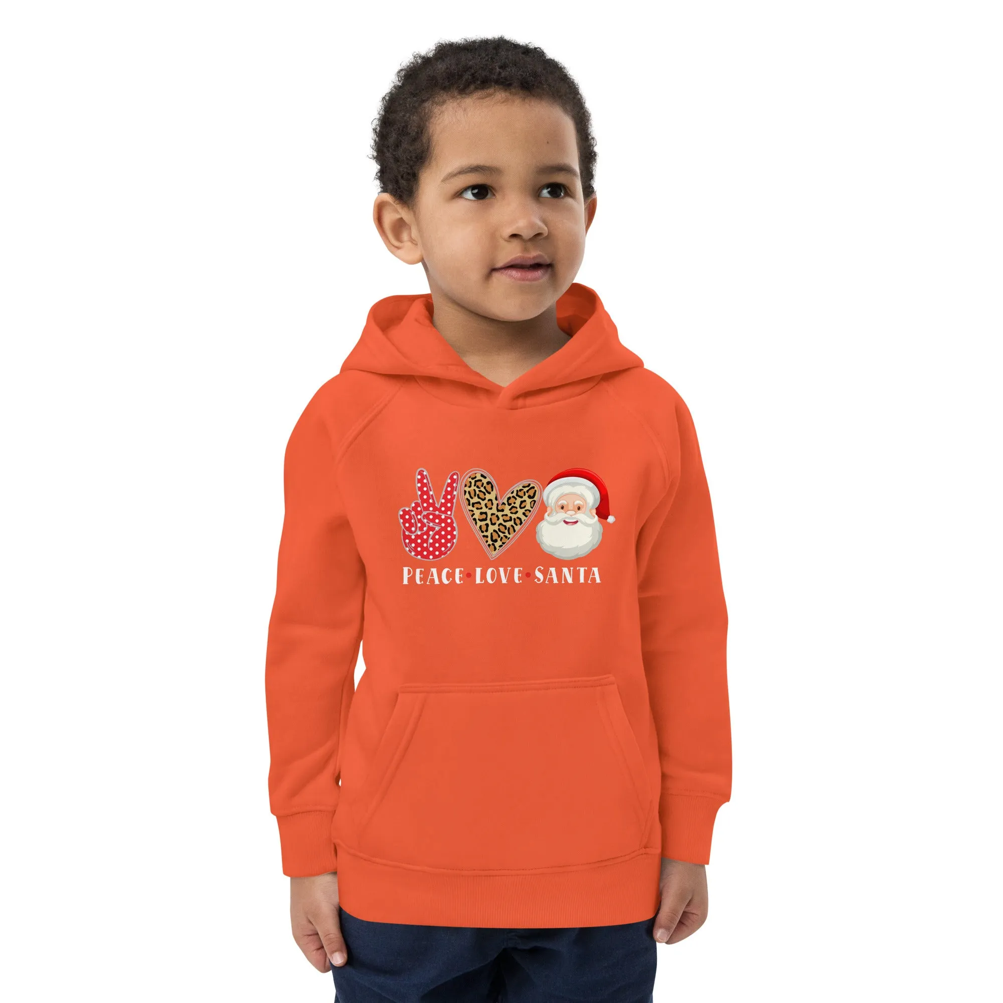 Hello Santa Kids Eco Hoodie