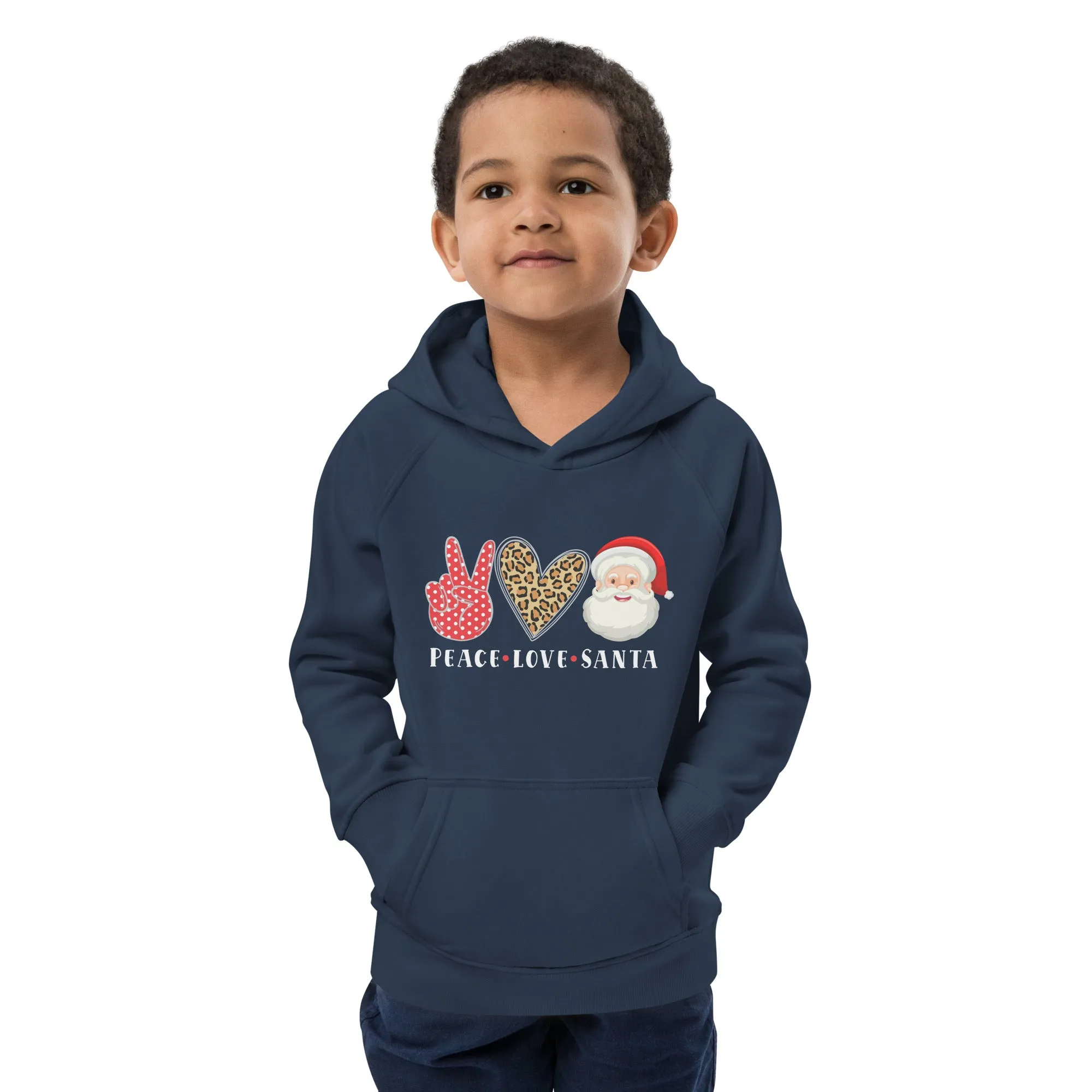 Hello Santa Kids Eco Hoodie