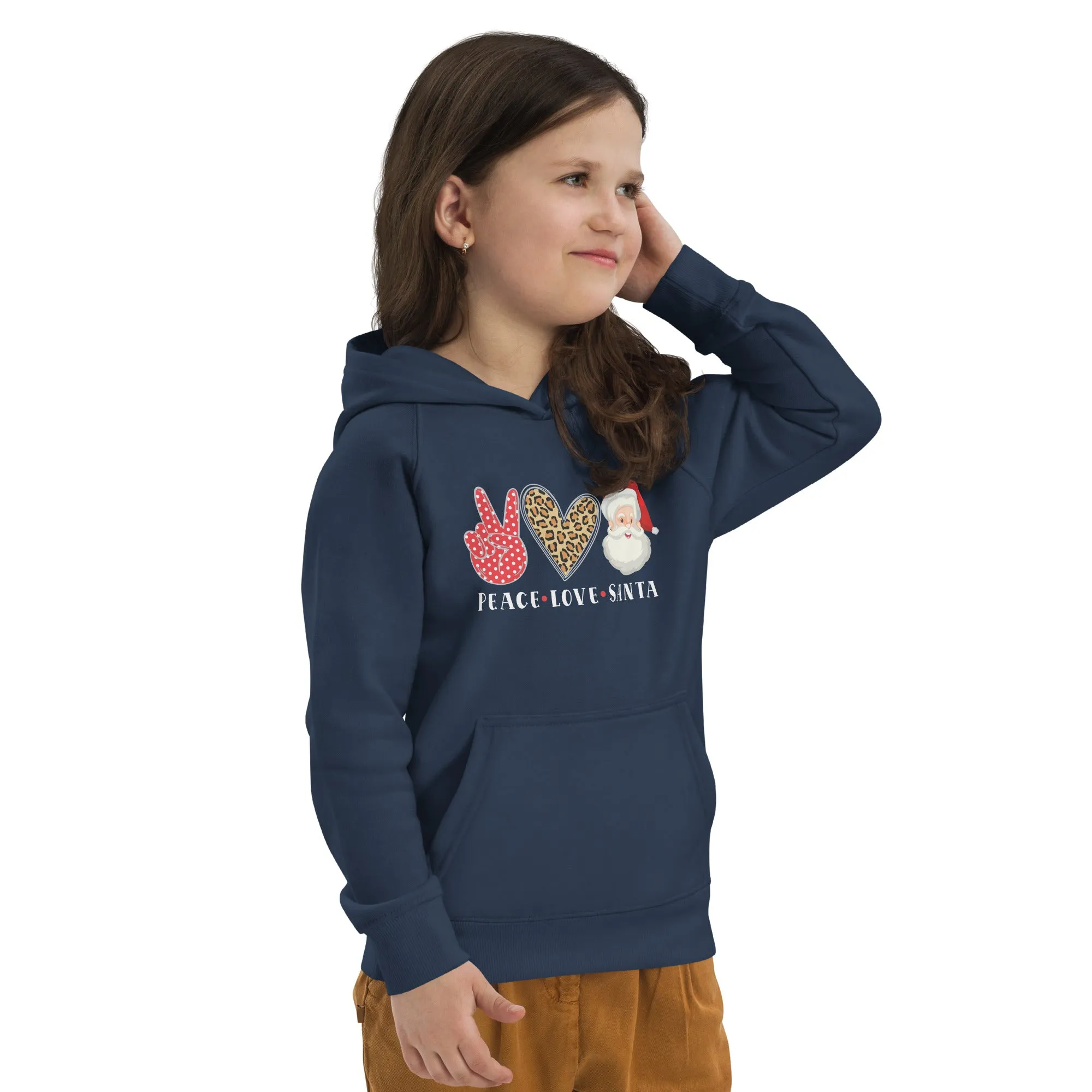 Hello Santa Kids Eco Hoodie