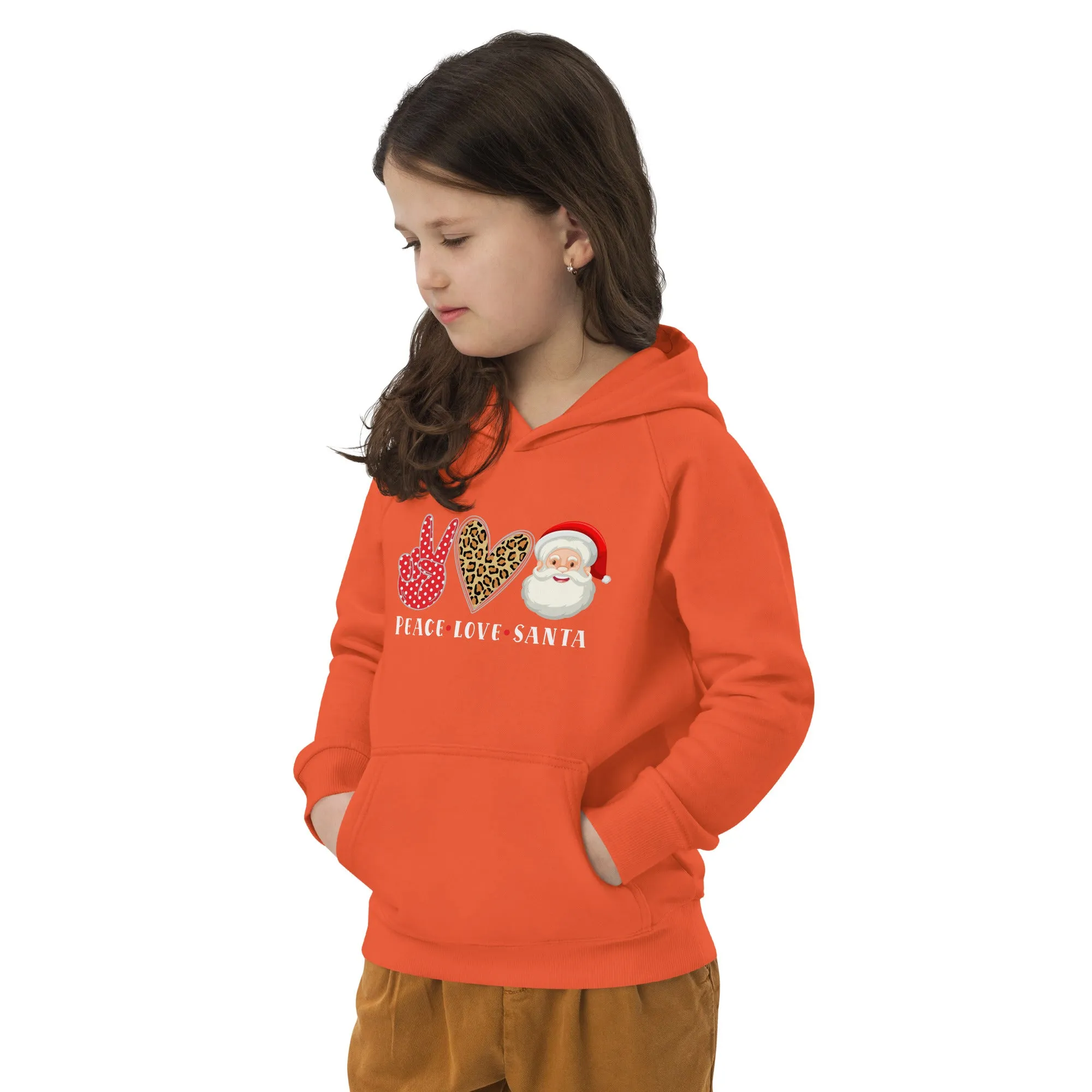 Hello Santa Kids Eco Hoodie