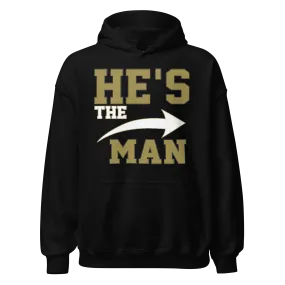 He's The Man But/She's the Boss Relationship Hoodie Set Ultra Soft Cotton Blend Pullover Hoodies