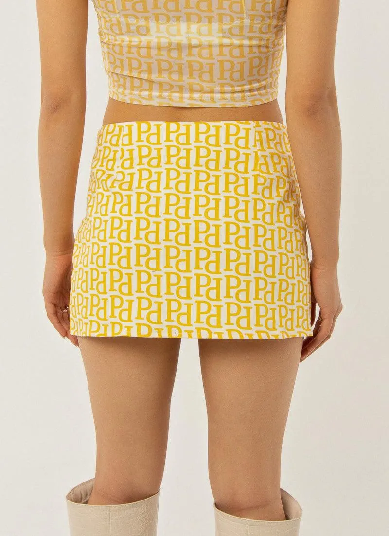 Higher Power Mini Skirt - Meadow Logo