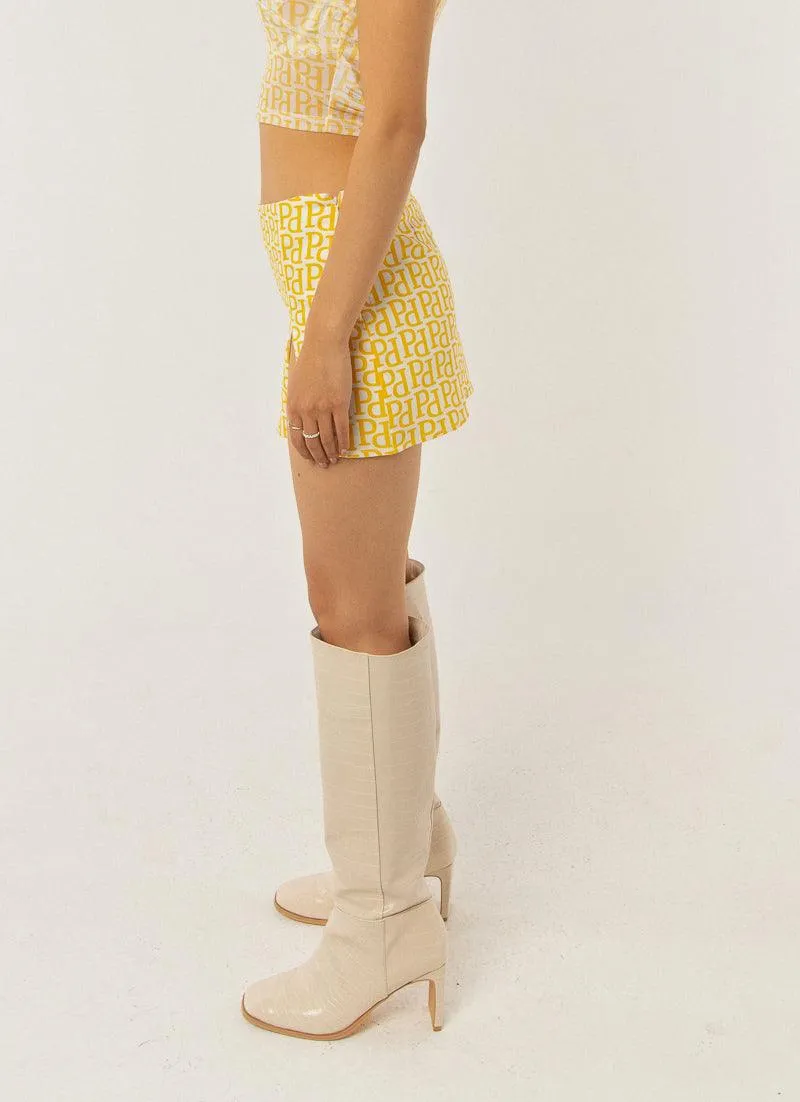 Higher Power Mini Skirt - Meadow Logo