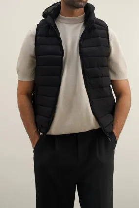 HOODED GILET