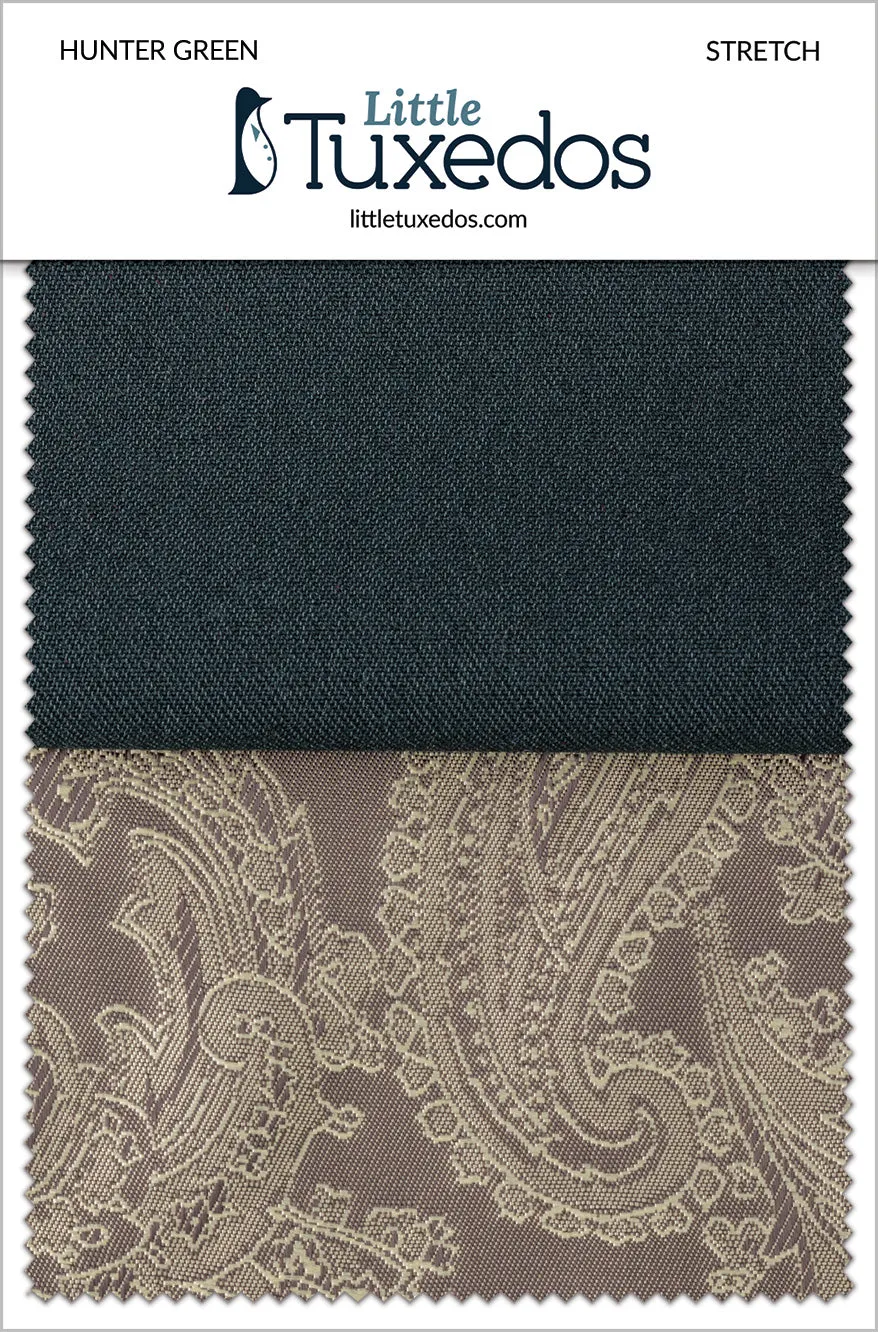 Hunter Green Stretch Fabric Swatch