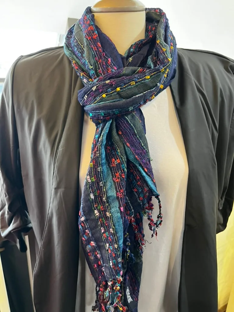 Indian Slubby Scarf (6 Colors)