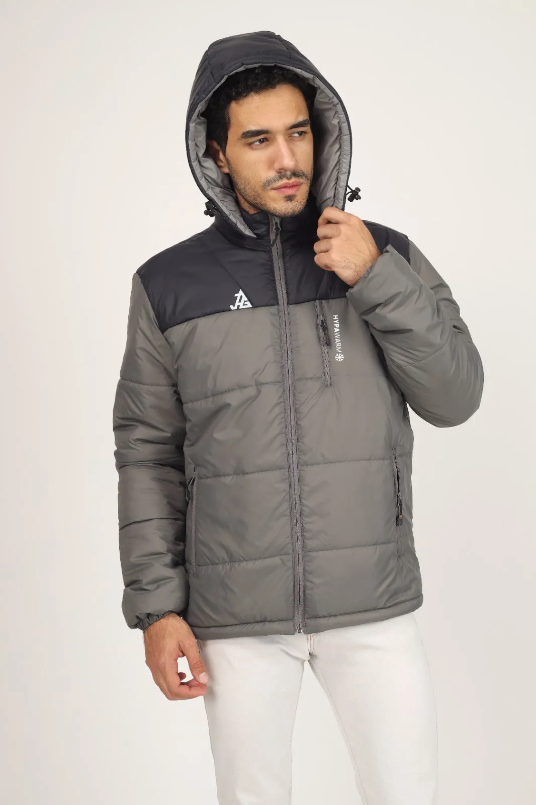 JAG Zanskar Series Ultra Light Minus 5 Quilted Jacket | Polyfill Jacket | Puffer Jacket | Grey-Blue