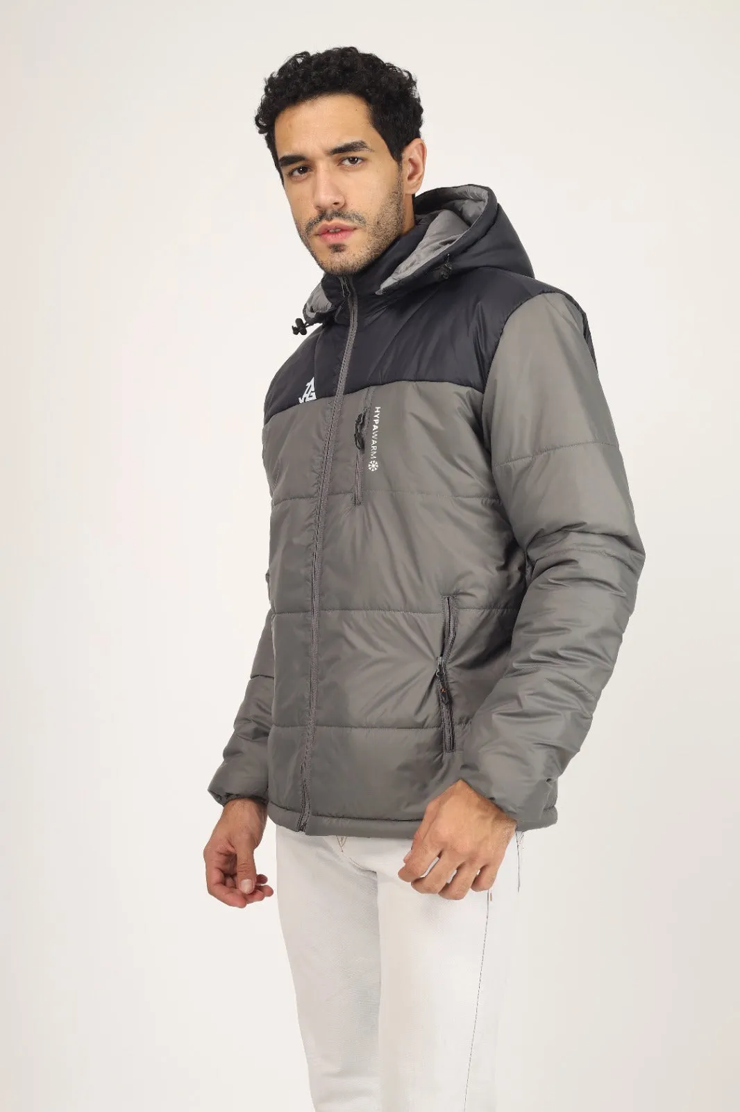 JAG Zanskar Series Ultra Light Minus 5 Quilted Jacket | Polyfill Jacket | Puffer Jacket | Grey-Blue