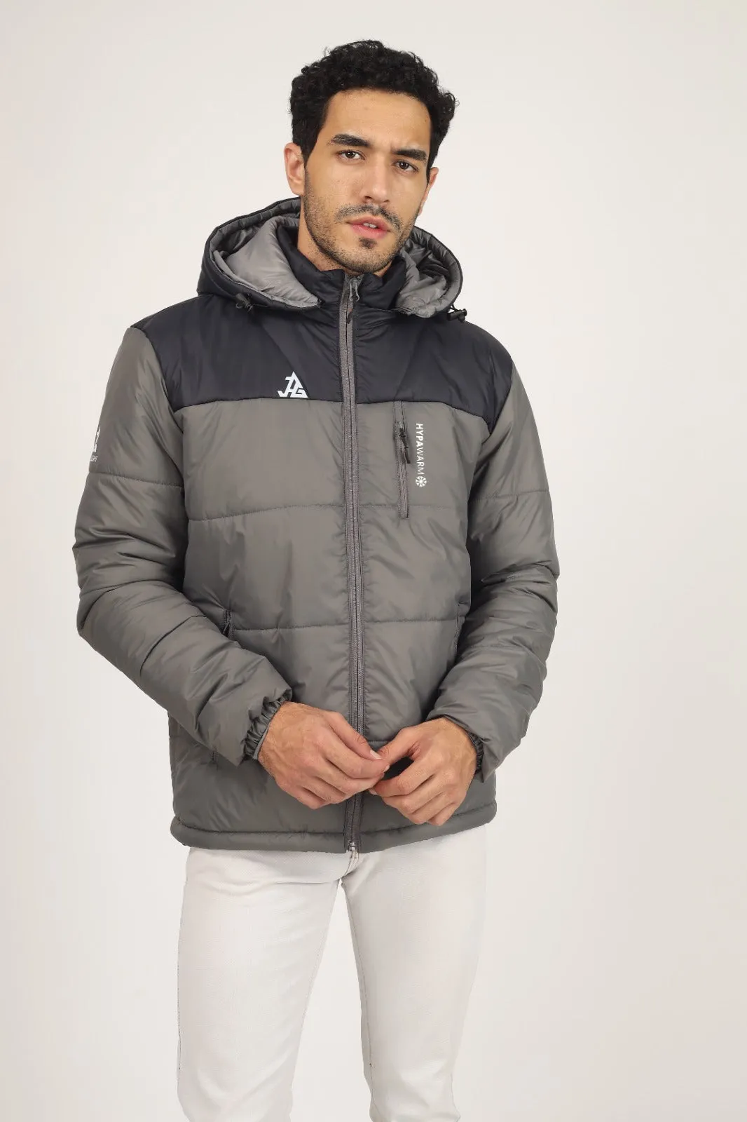 JAG Zanskar Series Ultra Light Minus 5 Quilted Jacket | Polyfill Jacket | Puffer Jacket | Grey-Blue