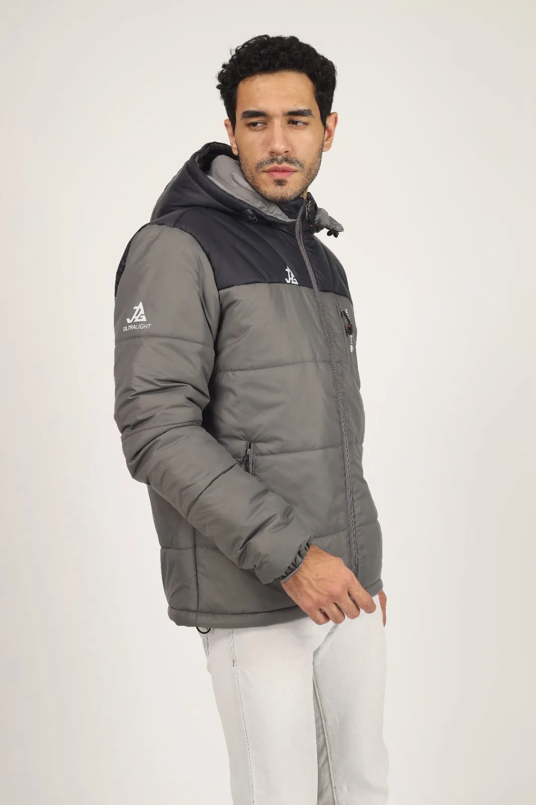 JAG Zanskar Series Ultra Light Minus 5 Quilted Jacket | Polyfill Jacket | Puffer Jacket | Grey-Blue