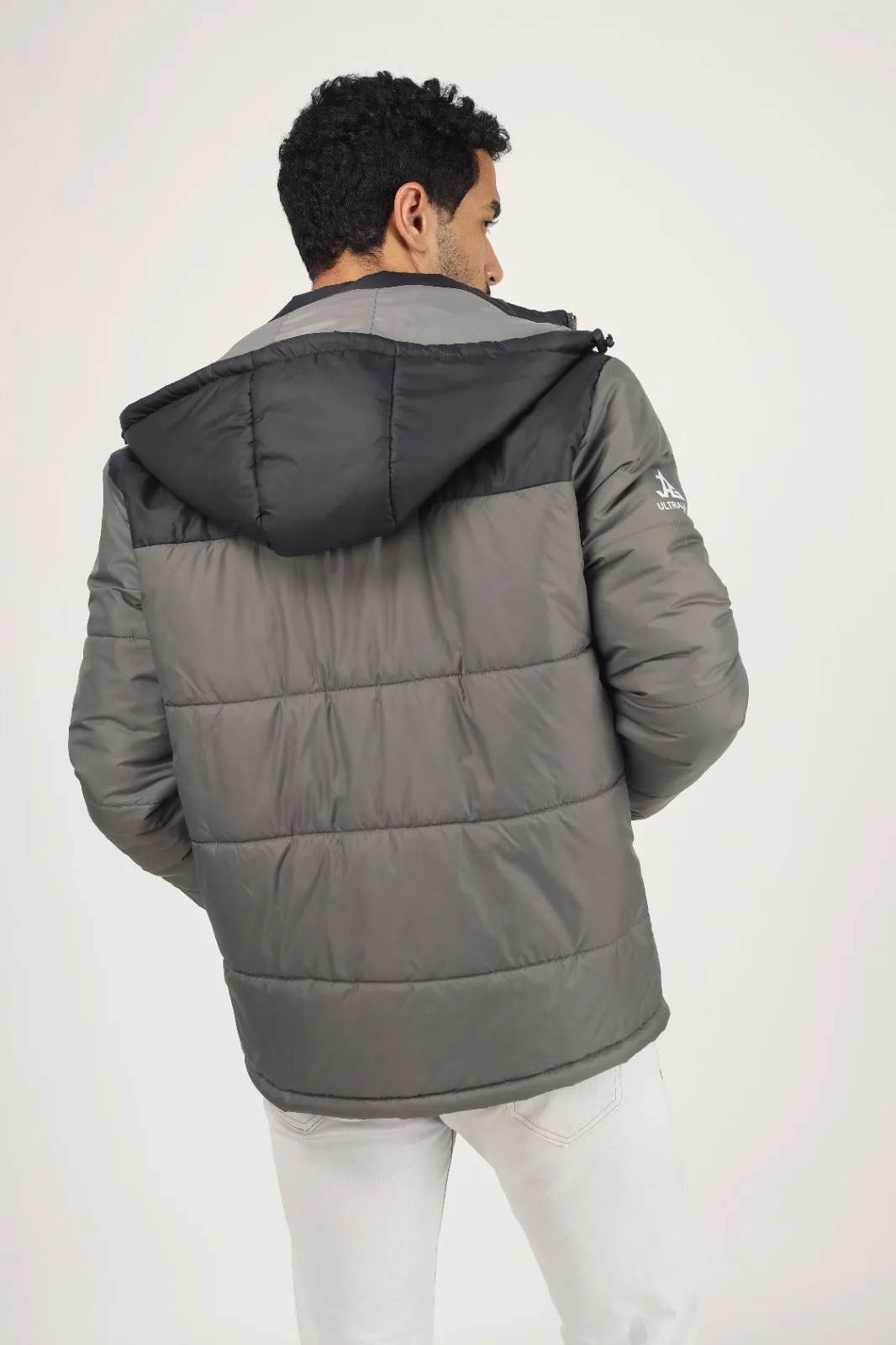 JAG Zanskar Series Ultra Light Minus 5 Quilted Jacket | Polyfill Jacket | Puffer Jacket | Grey-Blue