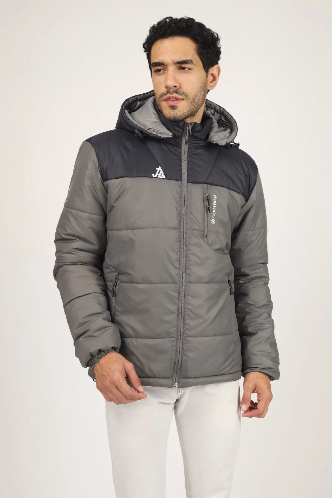 JAG Zanskar Series Ultra Light Minus 5 Quilted Jacket | Polyfill Jacket | Puffer Jacket | Grey-Blue