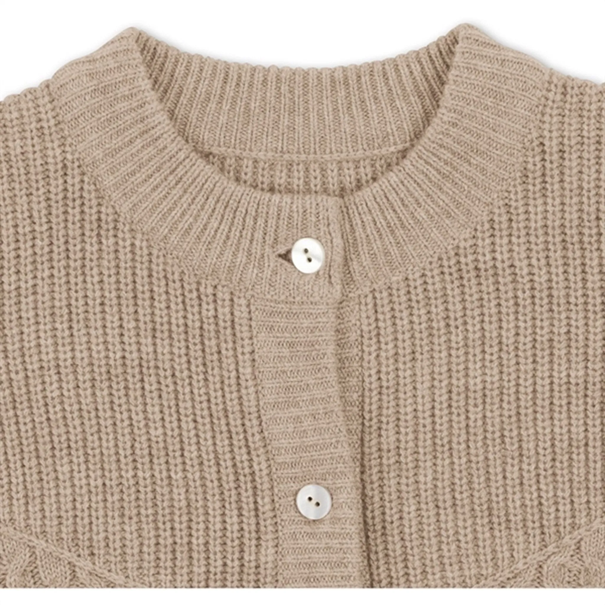 Konges Sløjd Creme Harri Knit Wool Cardigan