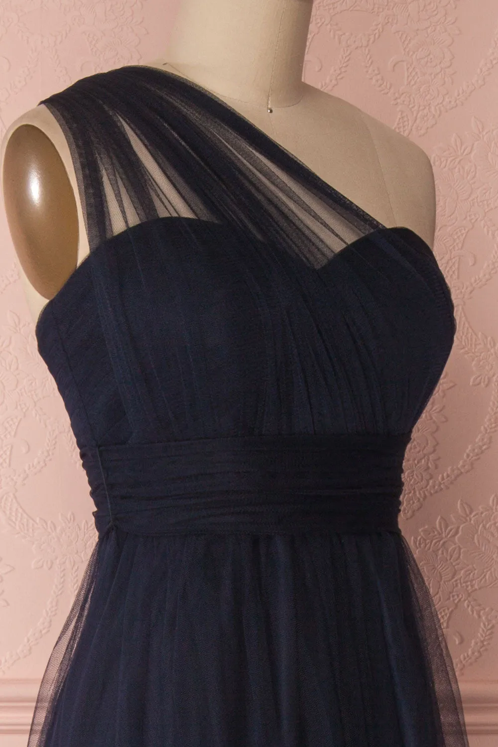 Linaya Navy | Tulle Polymorphous dress