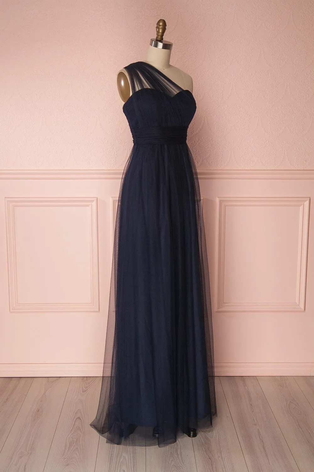 Linaya Navy | Tulle Polymorphous dress