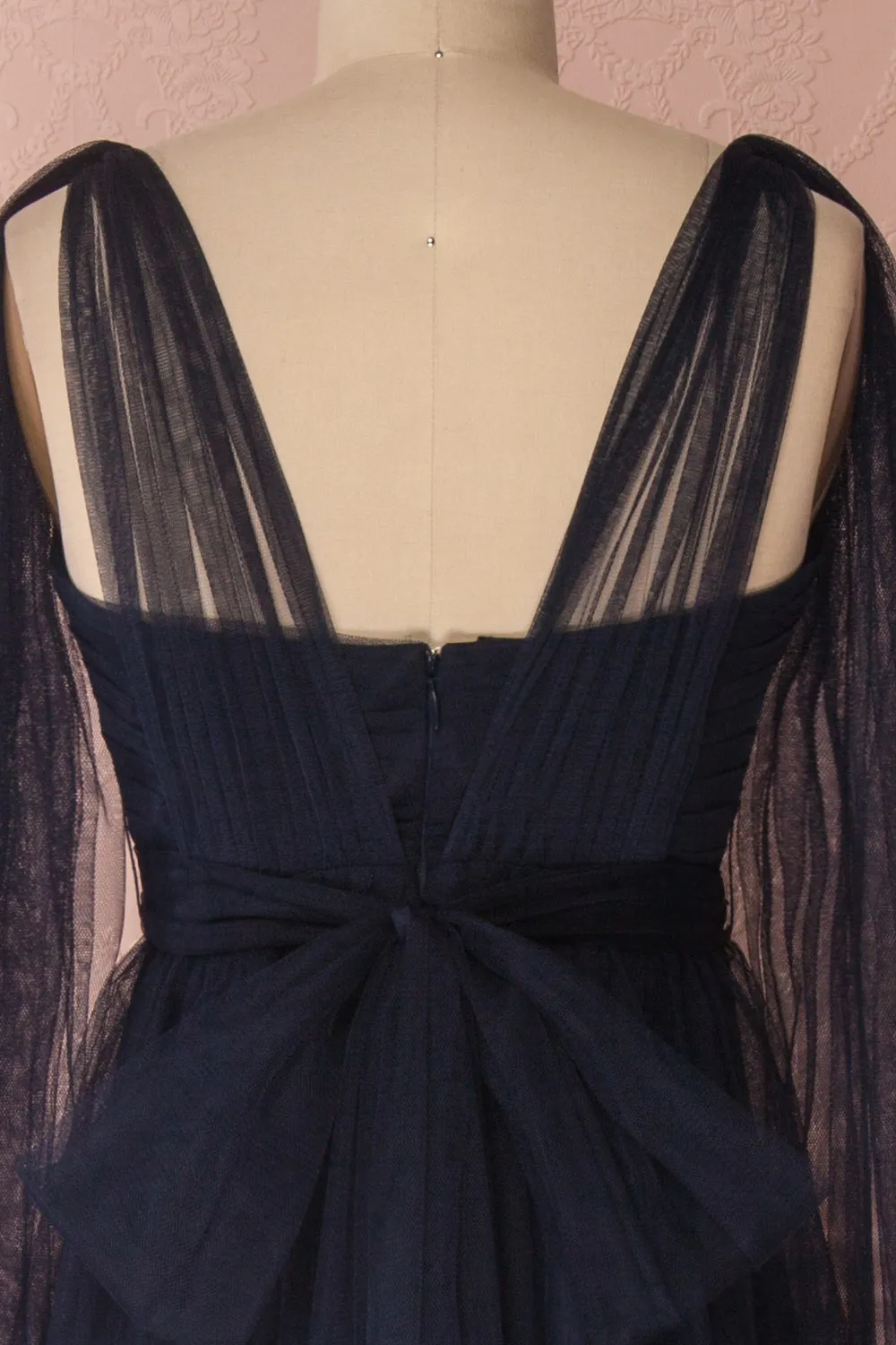 Linaya Navy | Tulle Polymorphous dress