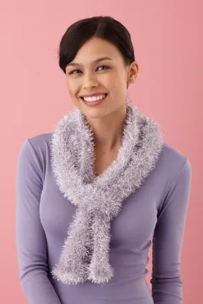 Loom Knit Sparkle Scarf - Version 3