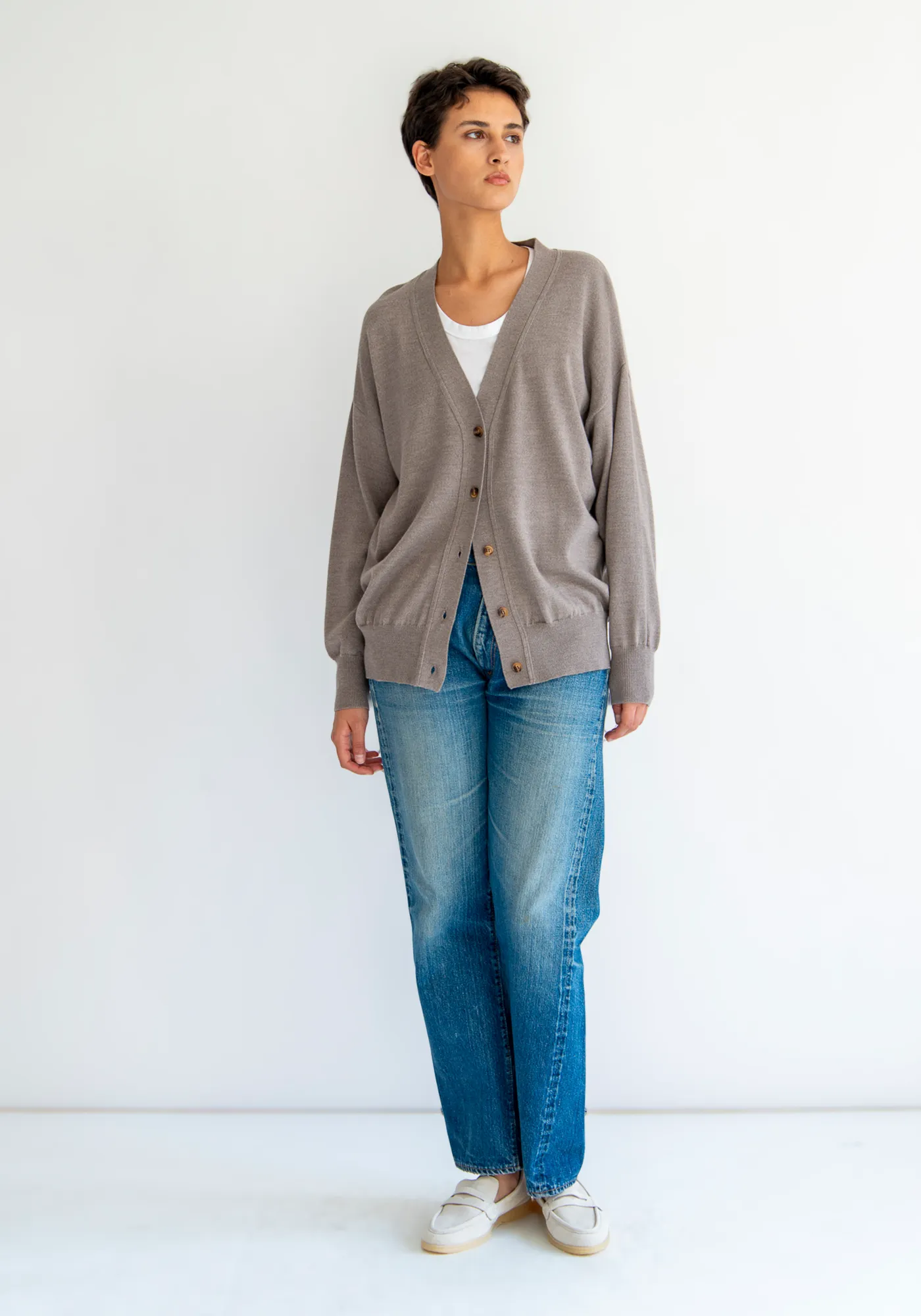 Lynette Merino Wool Cardigan