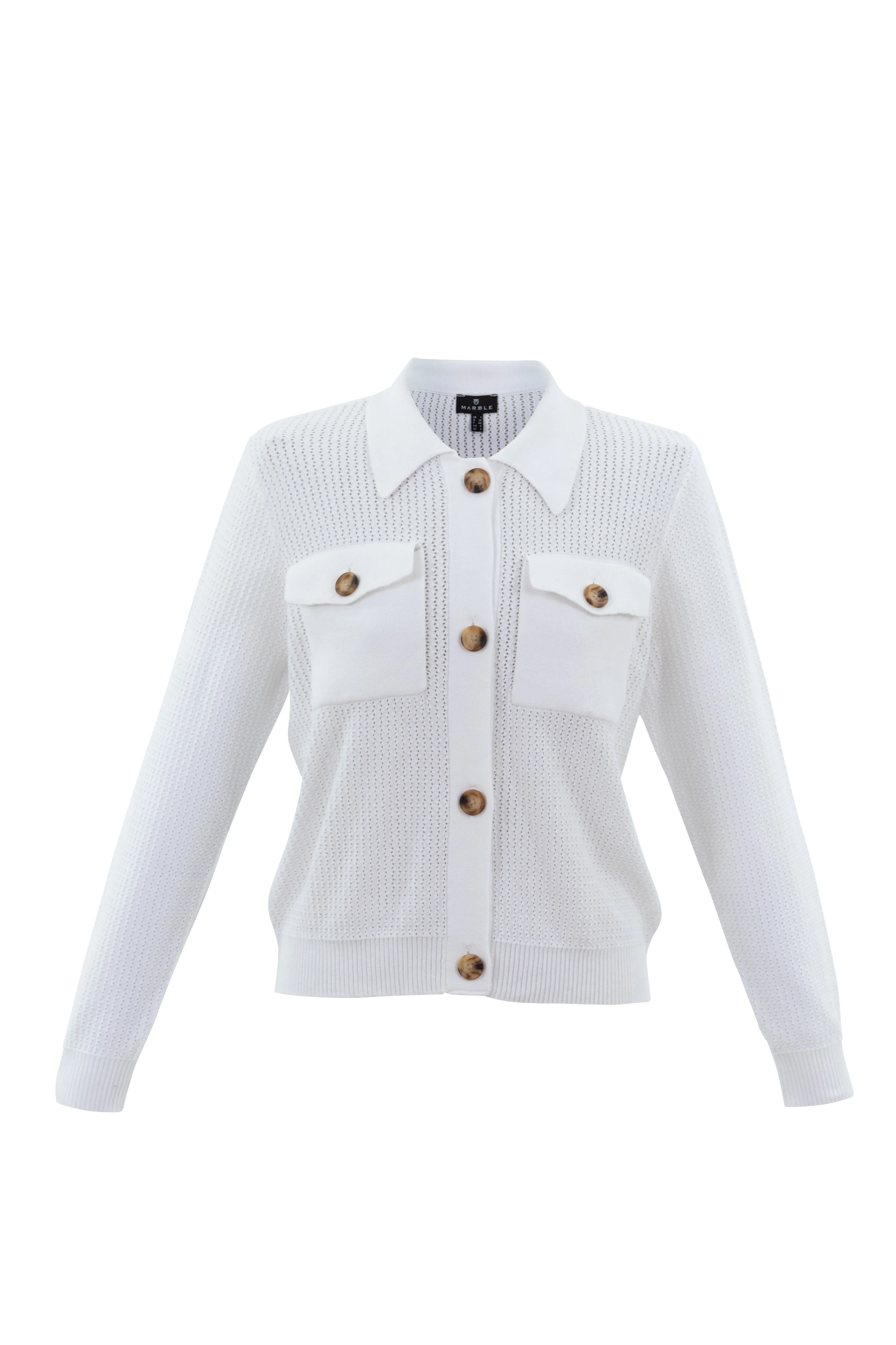 Marble 7352 Utility Style Cardigan (3 Colours)