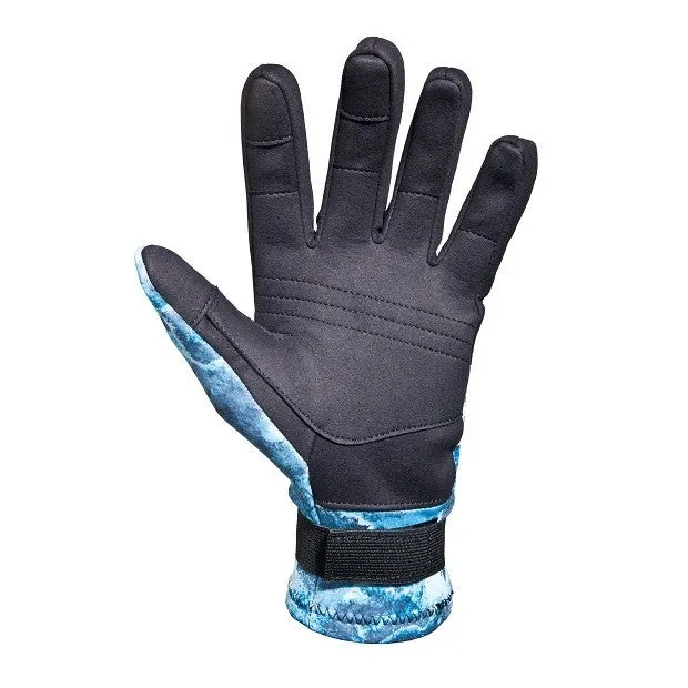 Mares 2mm Amara Camo Blue Scuba Diving Gloves