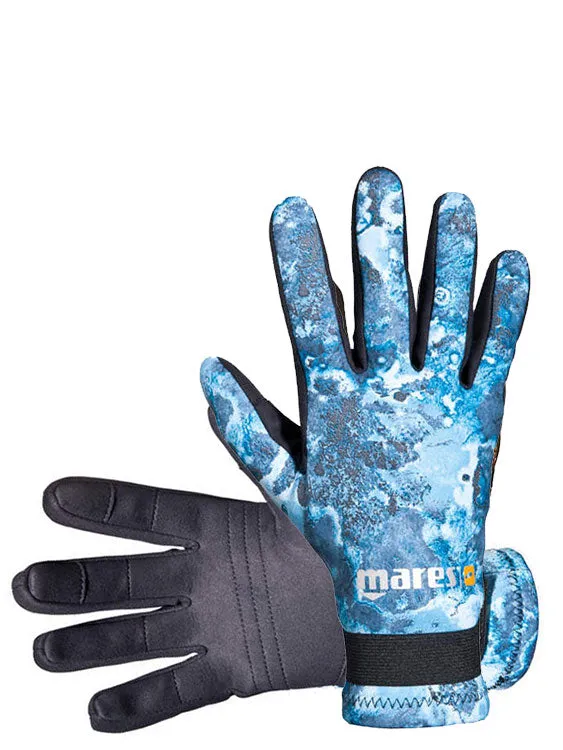 Mares Camo Blue 2mm Amara Gloves