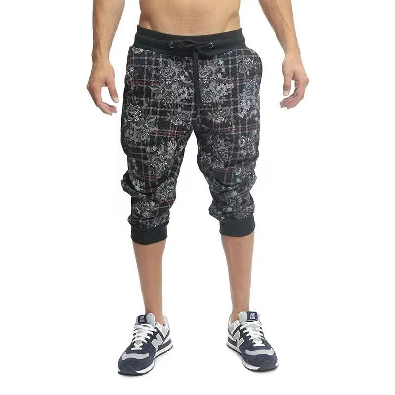 Men's Casual Sports Shorts Loose Printed Shorts 18501774L