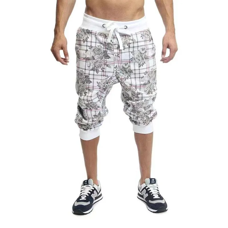 Men's Casual Sports Shorts Loose Printed Shorts 18501774L